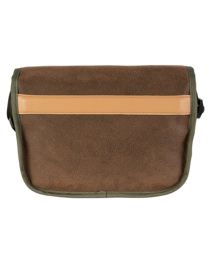 Brown coloured Jack Pyke Duotex Cartridge Bag on white background 