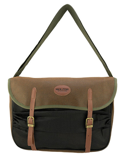 Brown coloured Jack Pyke Duotex Game Bag on white background 