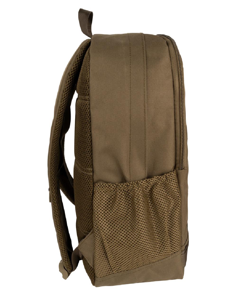 Olive Brown coloured Jack Pyke Falcon Rucksack on white background 