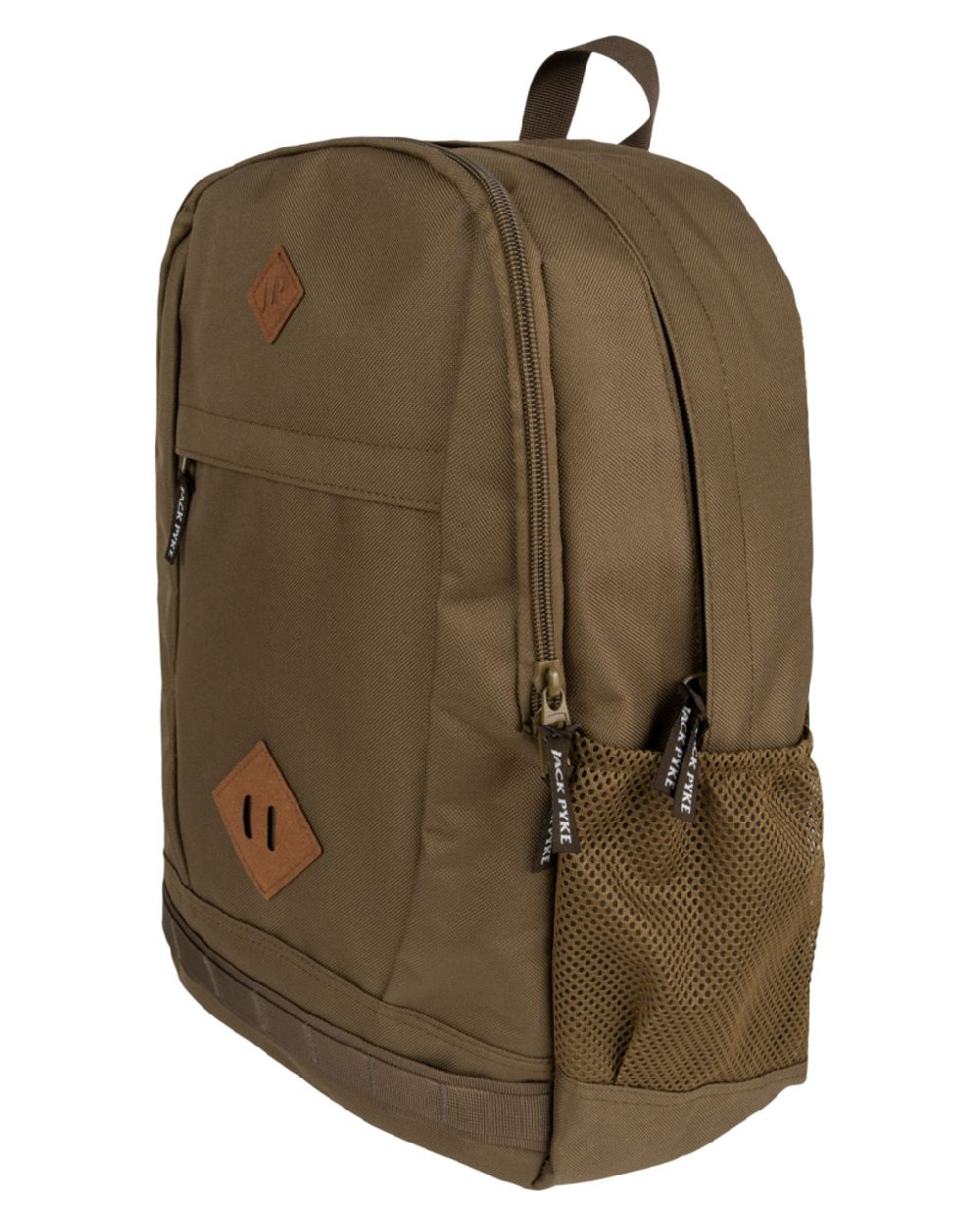 Olive Brown coloured Jack Pyke Falcon Rucksack on white background 