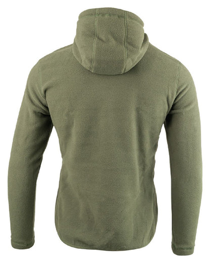 Green coloured Jack Pyke Fieldman Fleece Hoodie on white background 