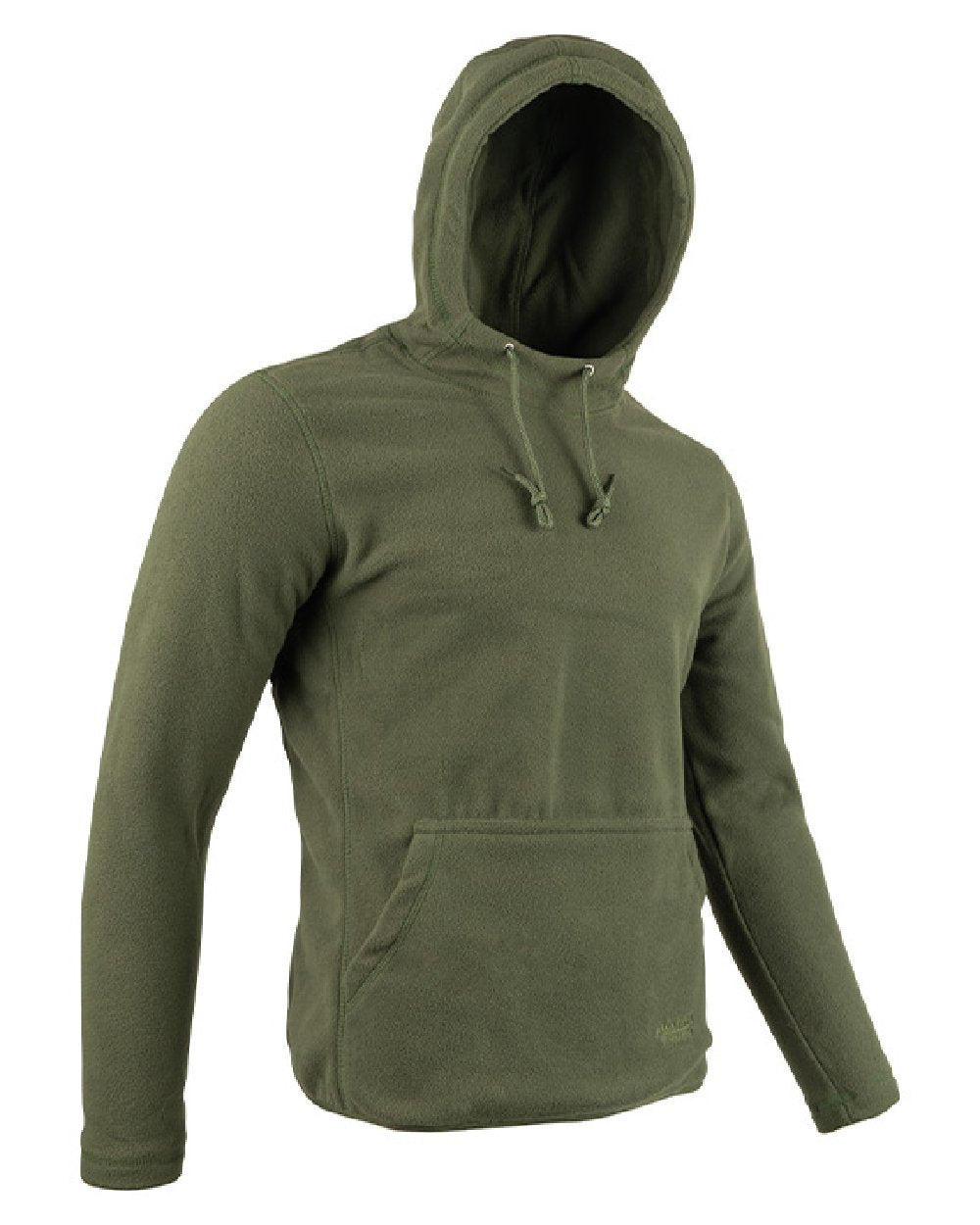 Green coloured Jack Pyke Fieldman Fleece Hoodie on white background 