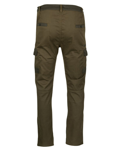 Contrast Green coloured Jack Pyke Fieldman Trousers on white background 