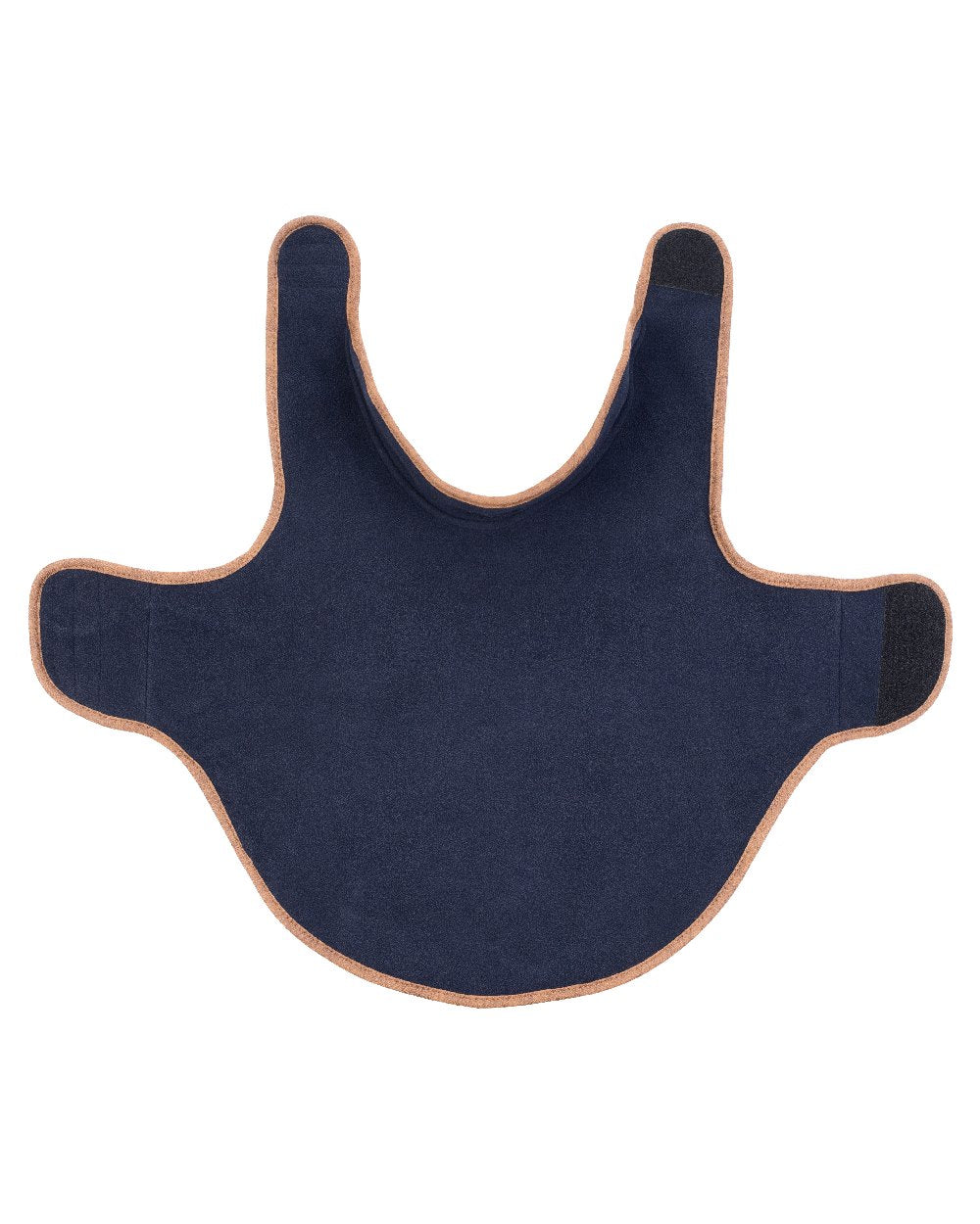 Navy coloured Fleece Dog Coat on white background 