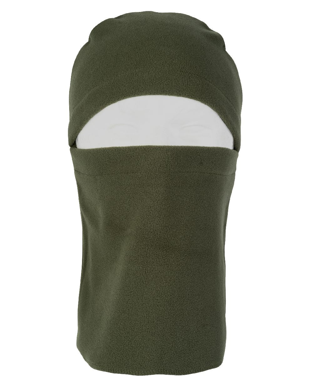 Green coloured Jack Pyke Fleece Head Over on white background 