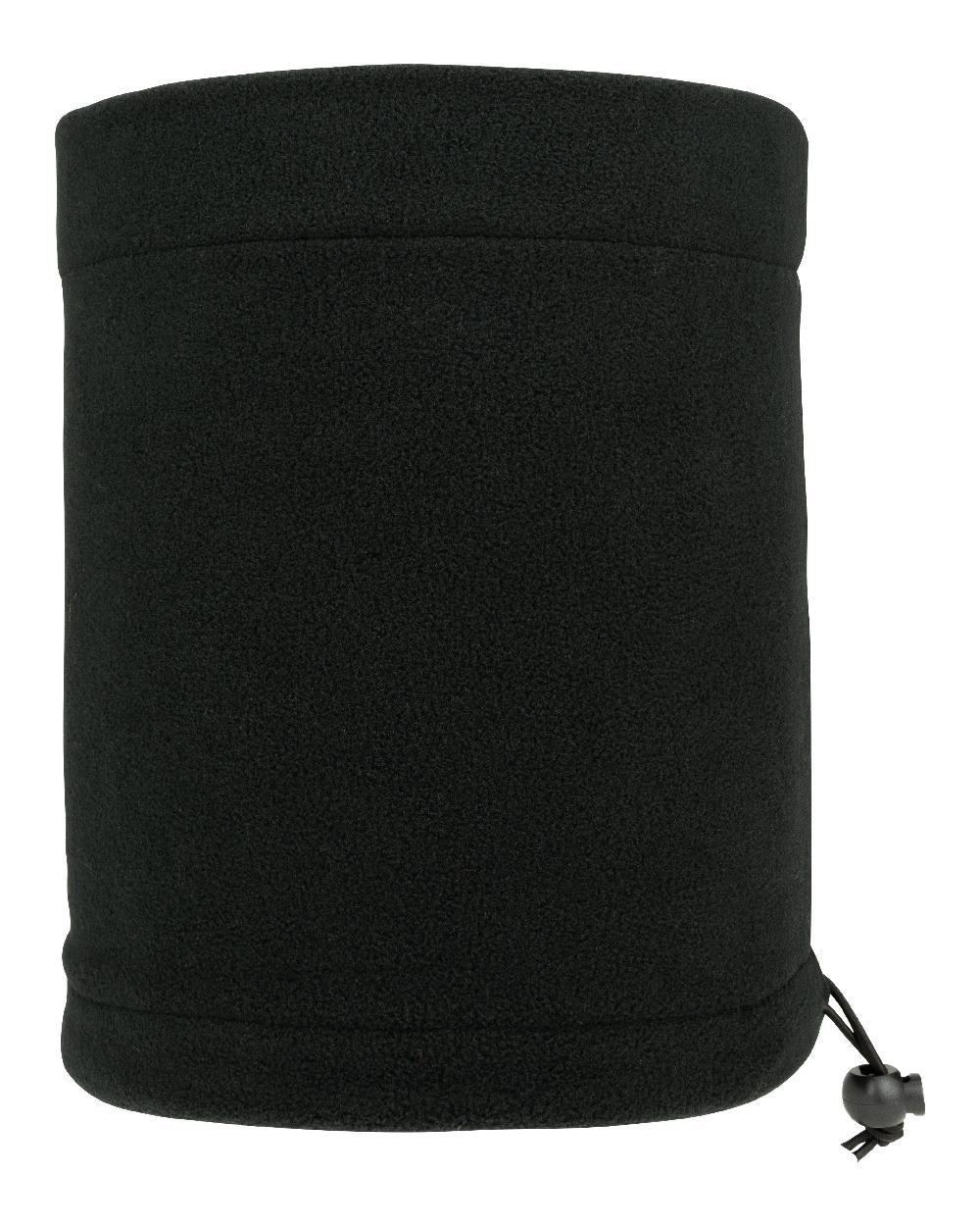 Black coloured Jack Pyke Fleece Neck Gaiter on white background 