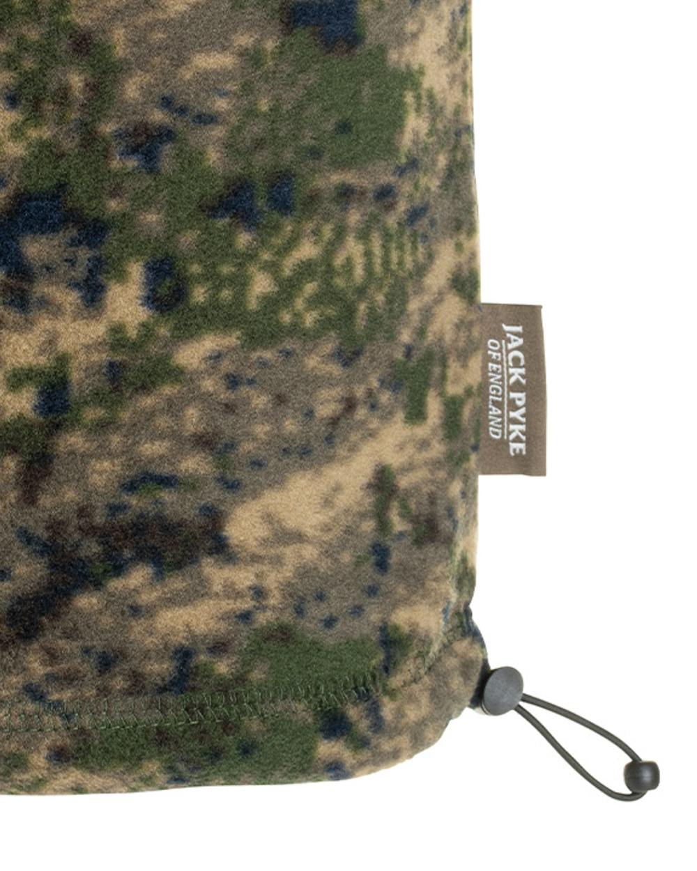 Digicam coloured Jack Pyke Fleece Neck Gaiter on white background 