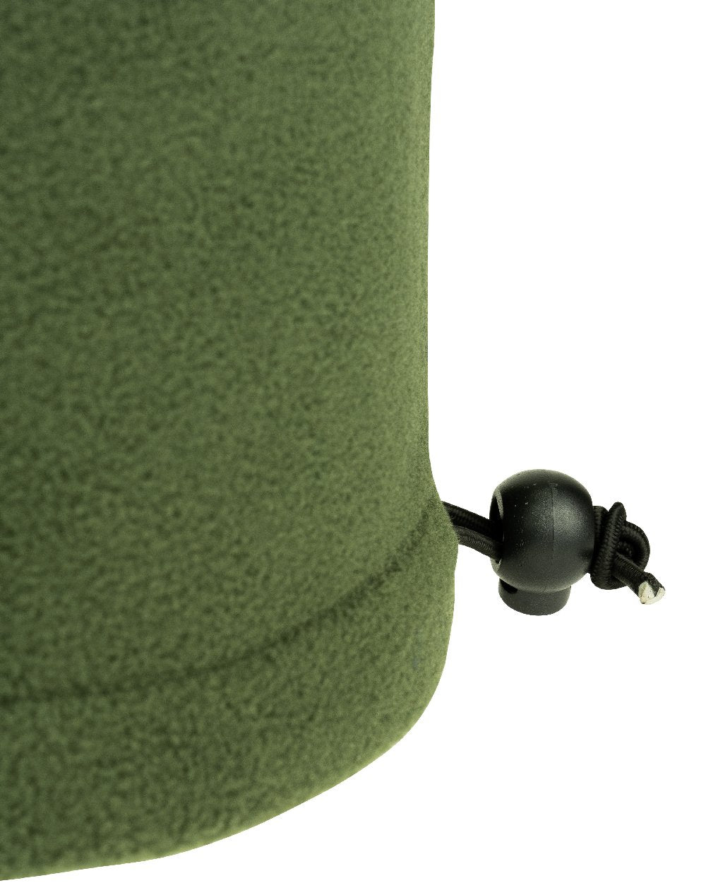 Green coloured Jack Pyke Fleece Neck Gaiter on white background 
