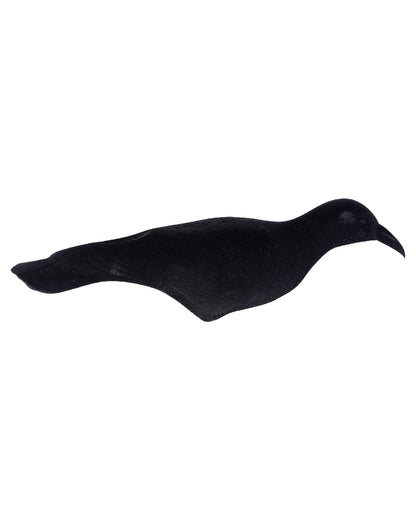 Jack Pyke Flocked Crow Shell Decoy on white background