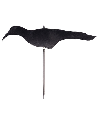 Jack Pyke Flocked Crow Shell Decoy on white background