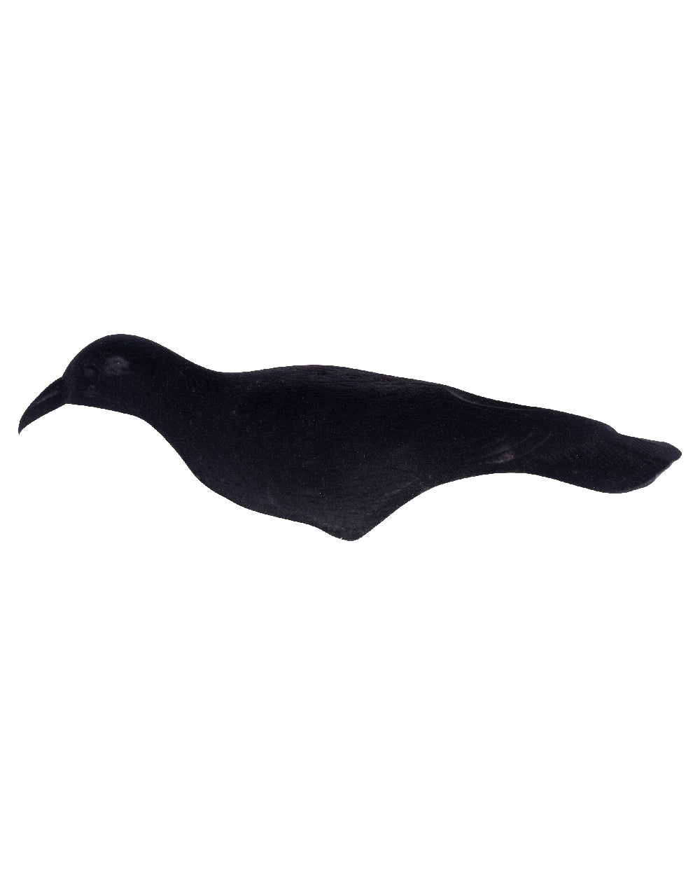 Jack Pyke Flocked Crow Shell Decoy on white background