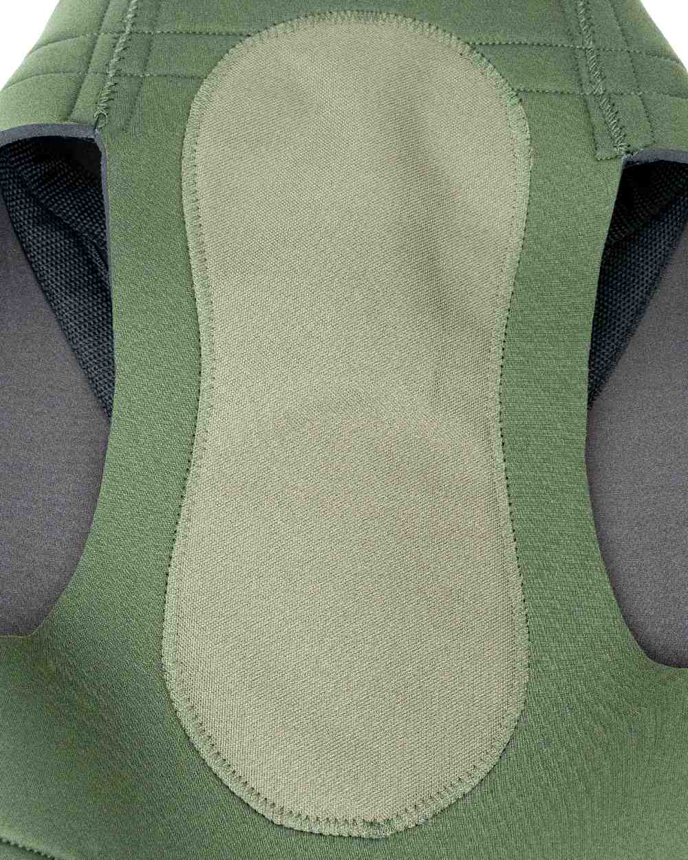 Dark Olive coloured Jack Pyke GEN2 Technical Neoprene Dog Vest on white background 