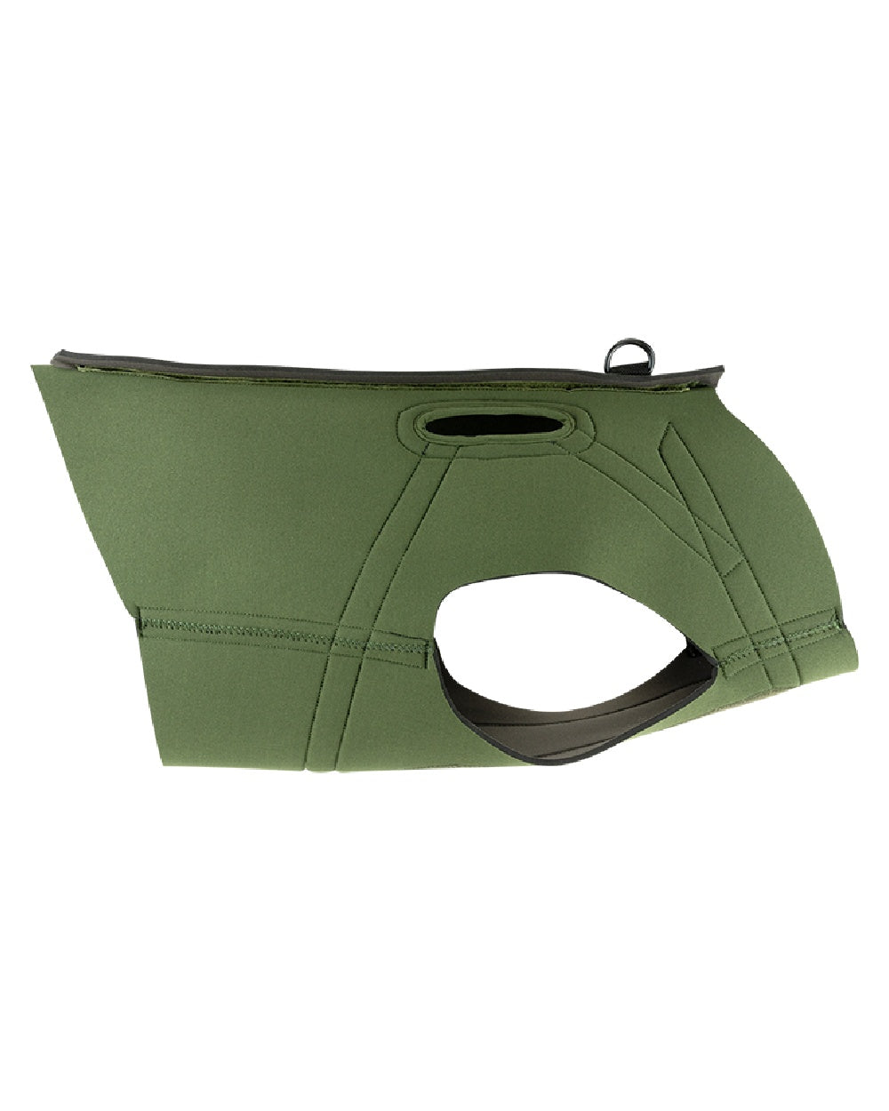 Dark Olive coloured Jack Pyke GEN2 Technical Neoprene Dog Vest on white background 