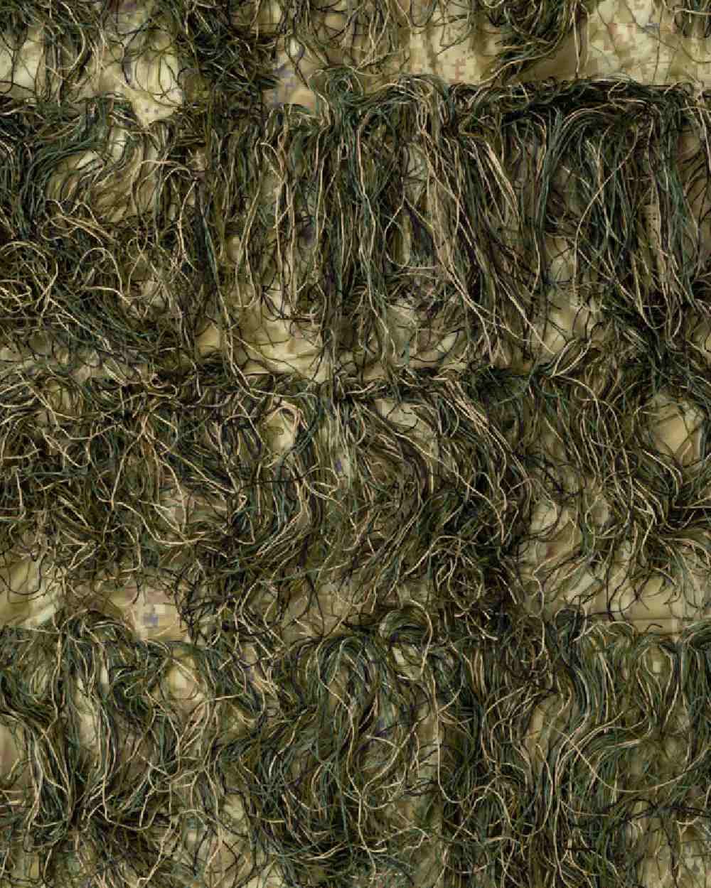 Camo coloured Jack Pyke Ghillie Hide Net on white background 