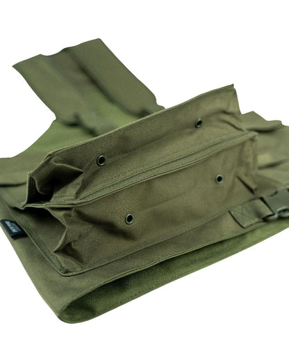 Olive Green coloured Jack Pyke Handlers Vest on white background 