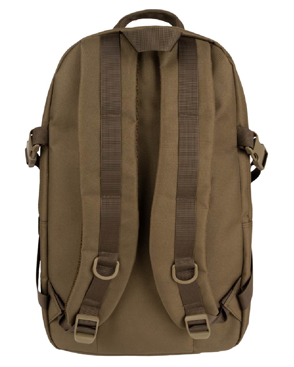 Olive Brown coloured Jack Pyke Harrier Rucksack on white background 