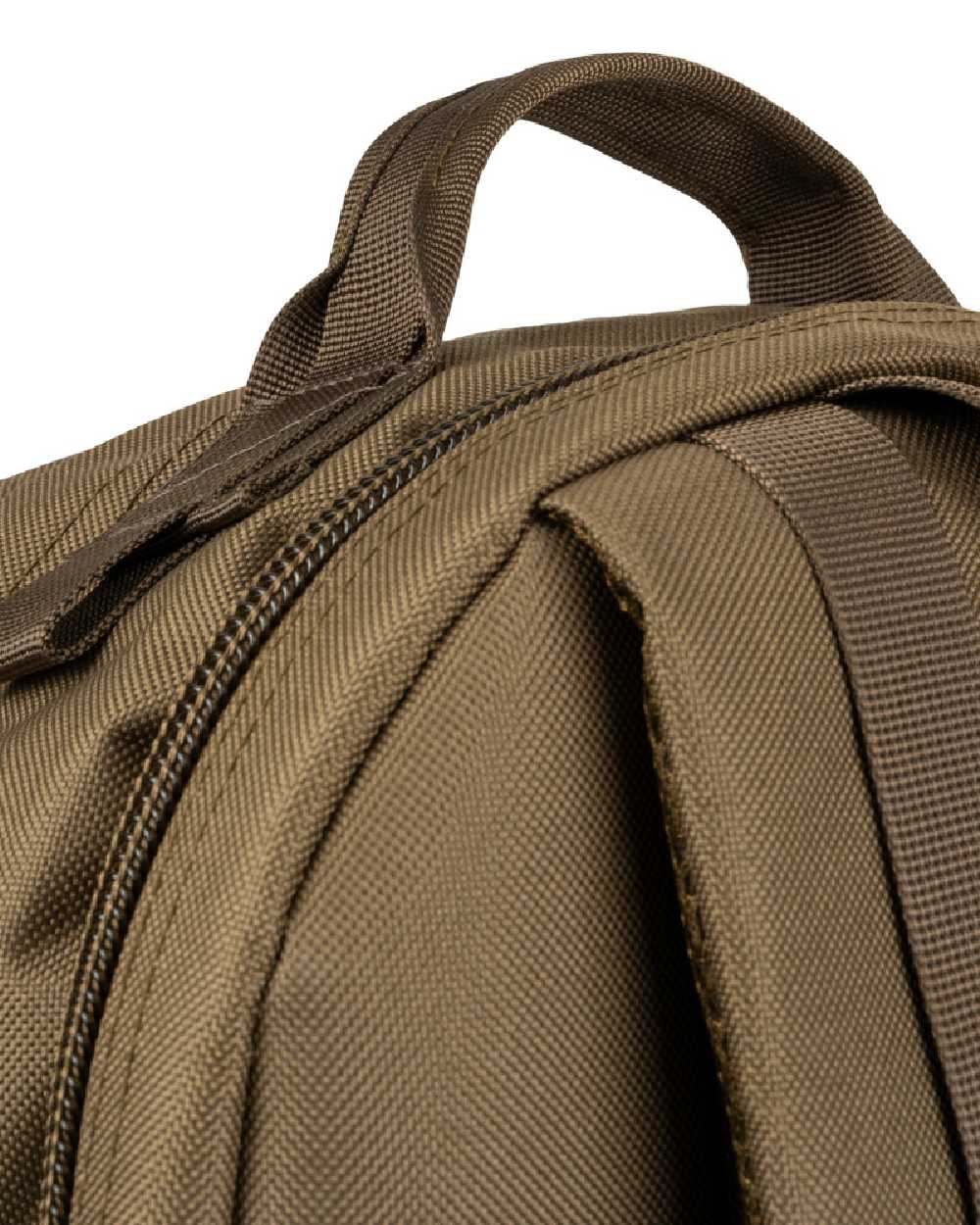 Olive Brown coloured Jack Pyke Harrier Rucksack on white background 