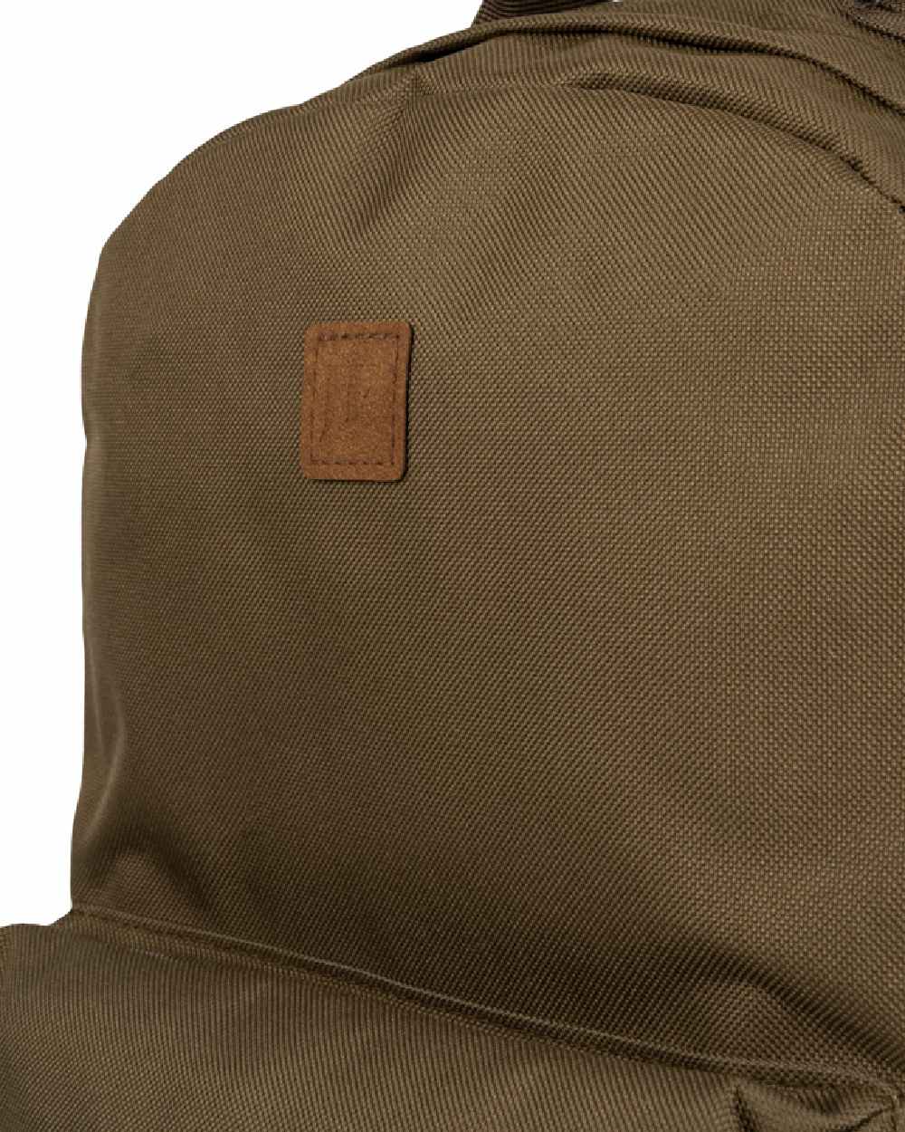 Olive Brown coloured Jack Pyke Harrier Rucksack on white background 