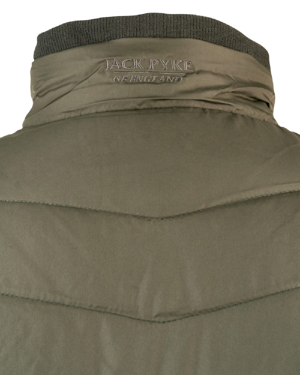 Green coloured Jack Pyke Hybrid Jacket on white background 