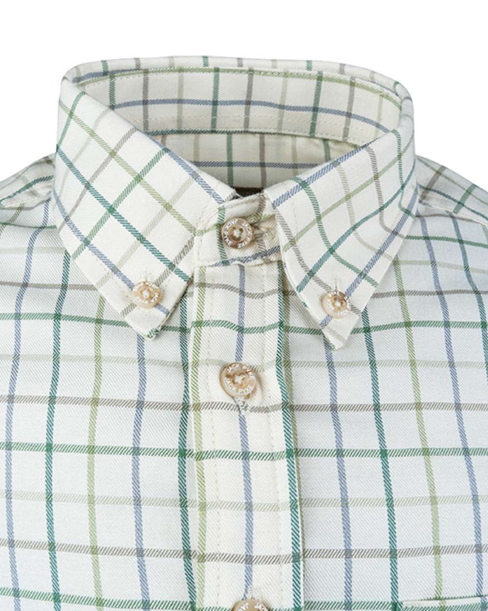 Green coloured Jack Pyke Junior Countryman Shirt on white background 