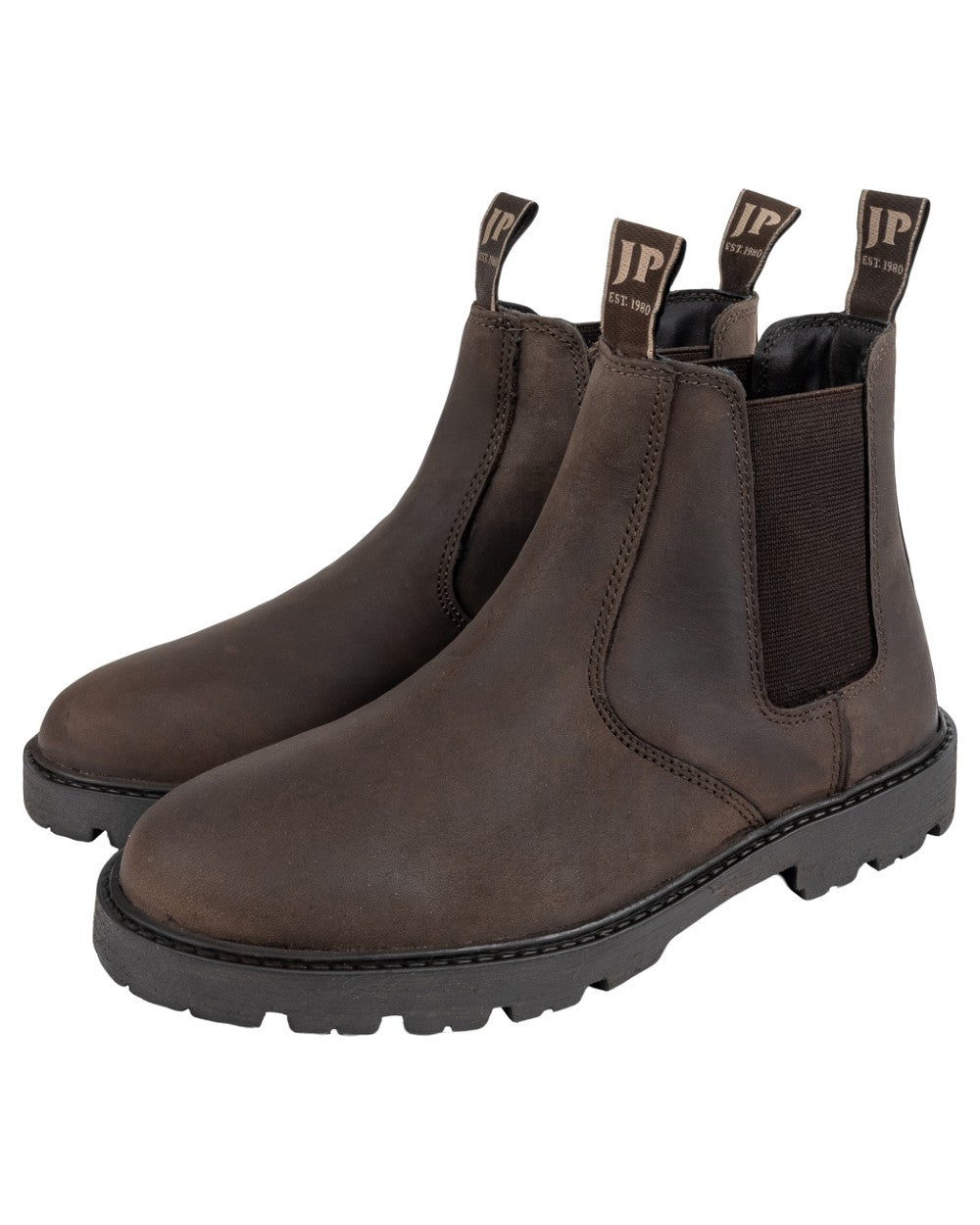 Dark Brown coloured Jack Pyke Junior Dealer Boots on white background 