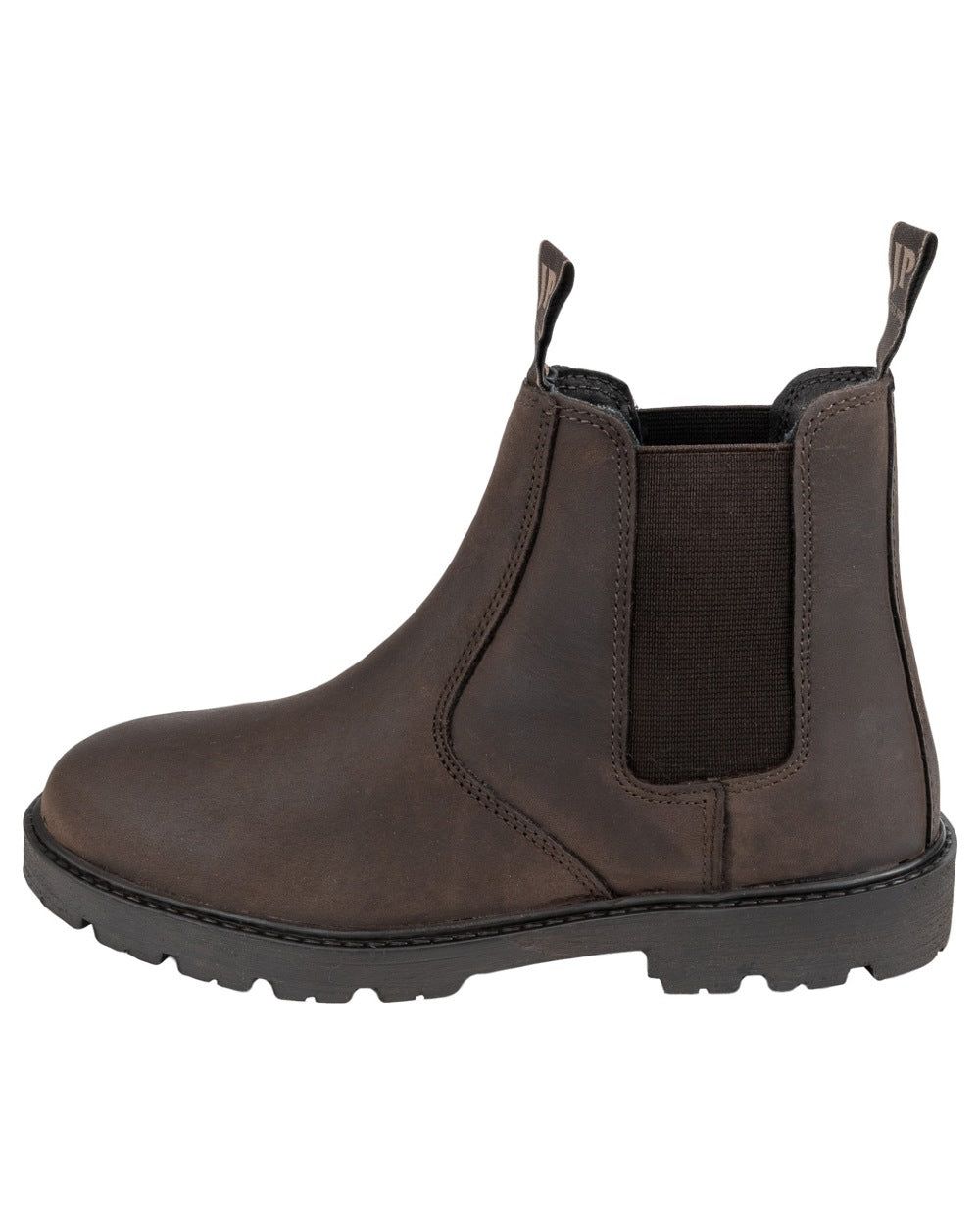 Dark Brown coloured Jack Pyke Junior Dealer Boots on white background 