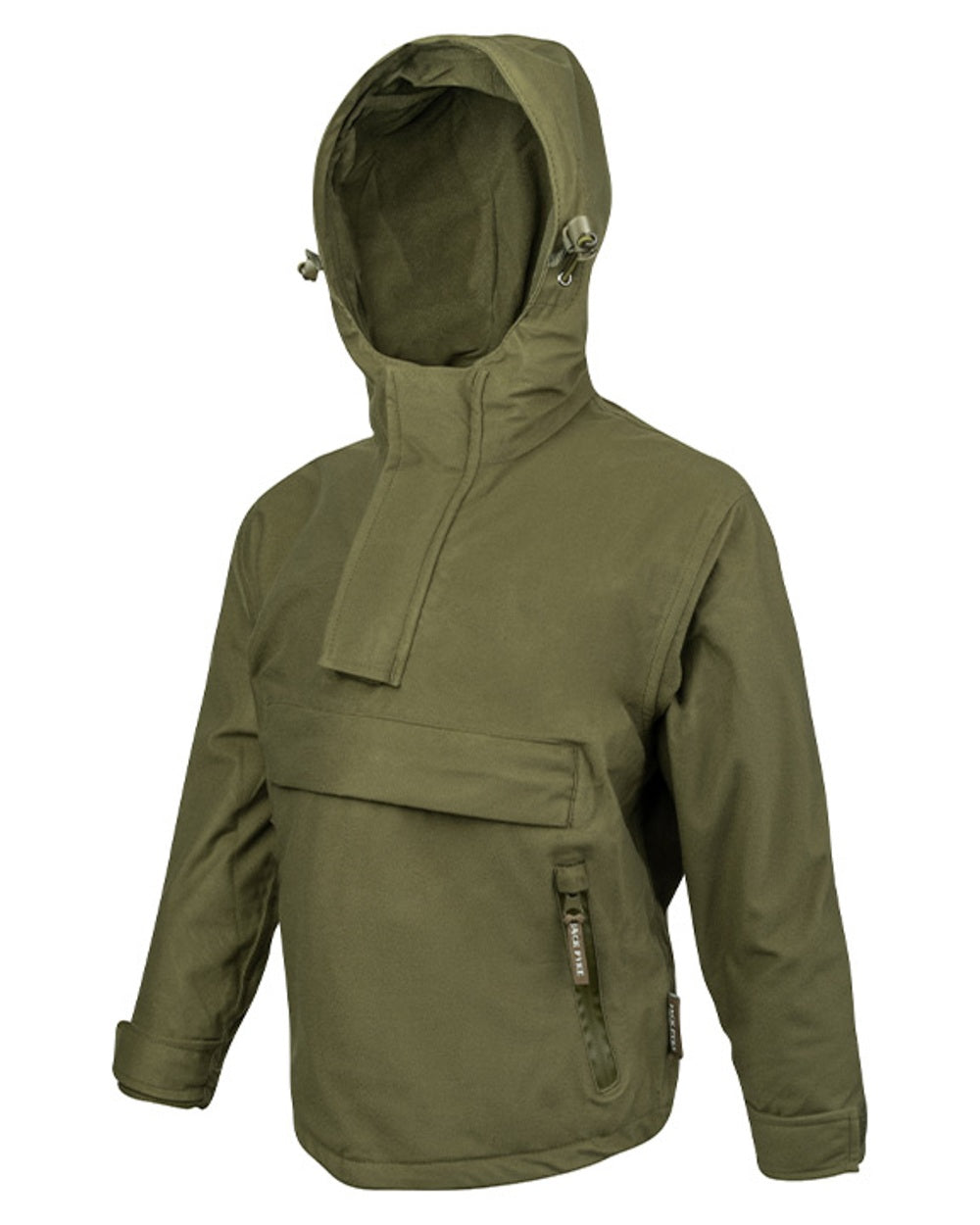 Green coloured Jack Pyke Junior Galbraith Smock on white background 