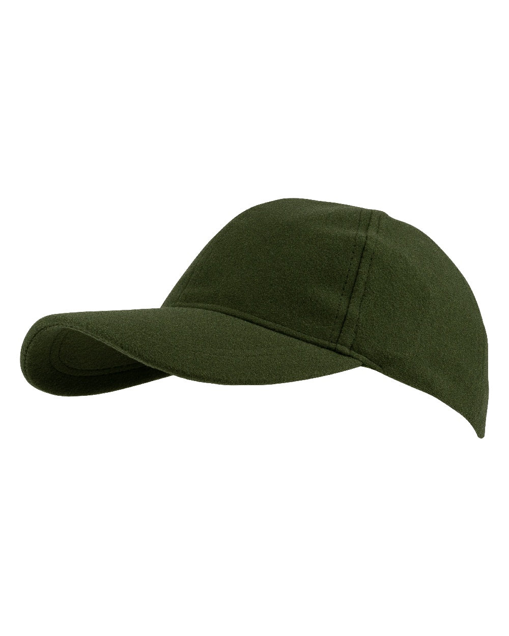 Green coloured Jack Pyke Junior Stealth Baseball Cap on white background 