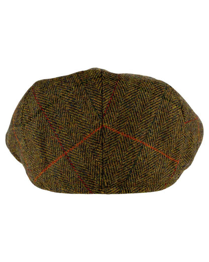 Brown coloured Jack Pyke Junior Wool Blend Flat Cap on white background 