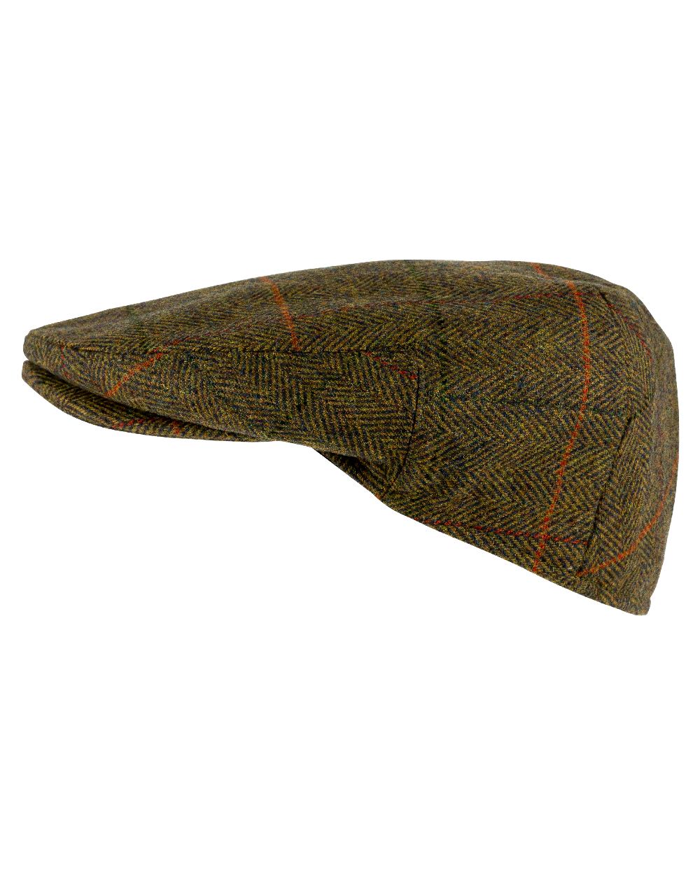 Brown coloured Jack Pyke Junior Wool Blend Flat Cap on white background 