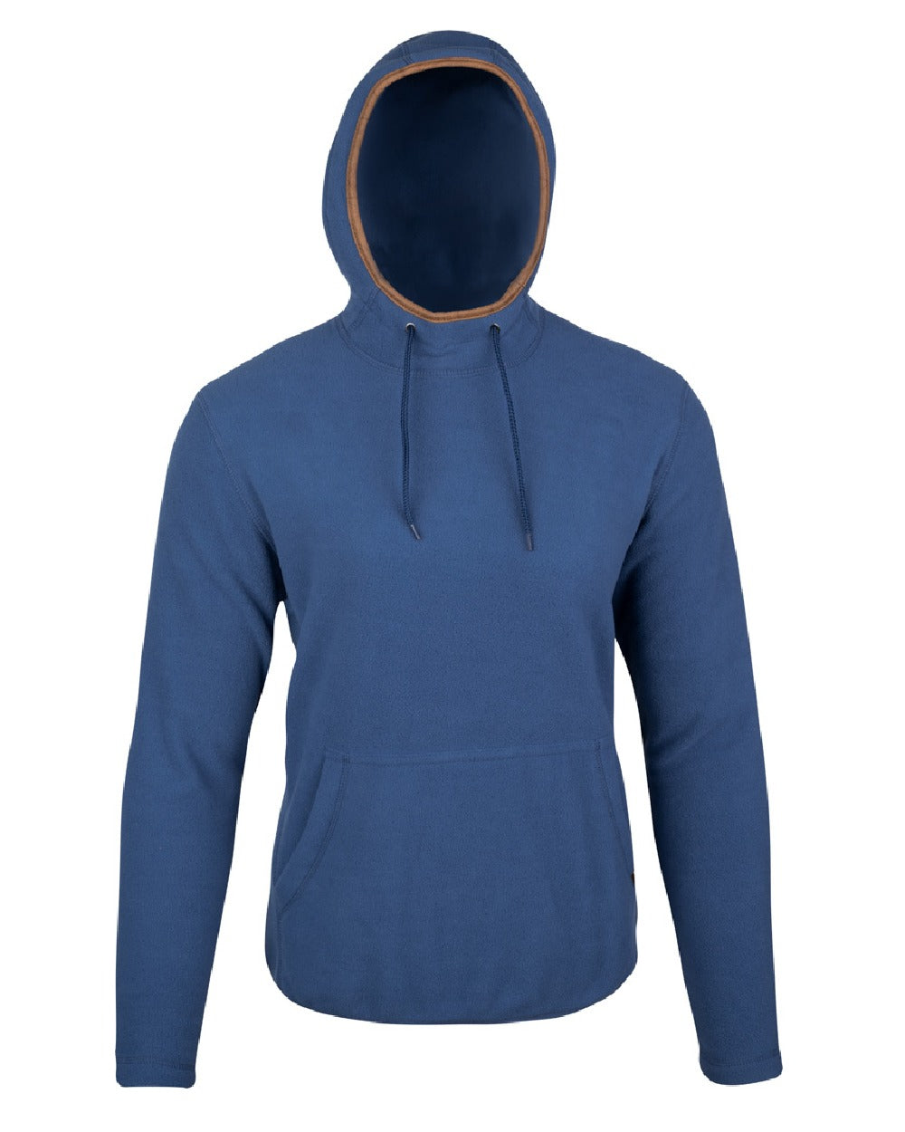 Denim coloured Jack Pyke Ladies Fleece Hoodie on white background 