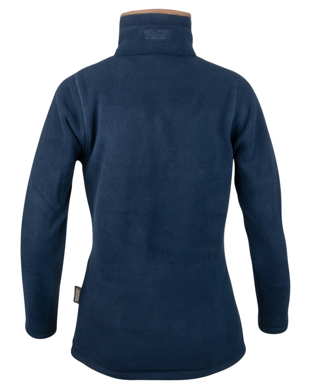 Navy coloured Jack Pyke Ladies Fleece Pullover on white background 