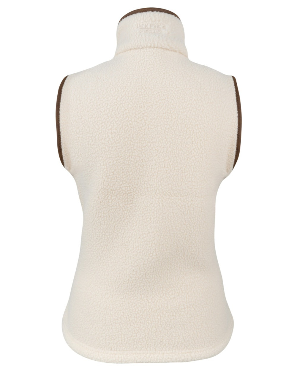 Sail coloured Jack Pyke Ladies Sherpa Fleece Gilet on white background 