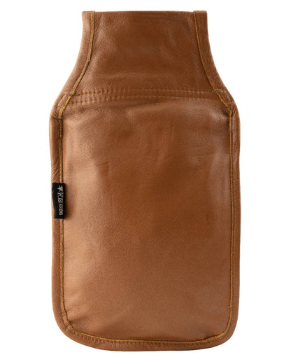 Tan coloured Jack Pyke Leather Cartridge Pouch on white background 