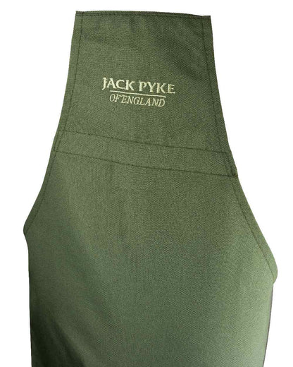 Green coloured Jack Pyke Lightweight Leggings on white background 