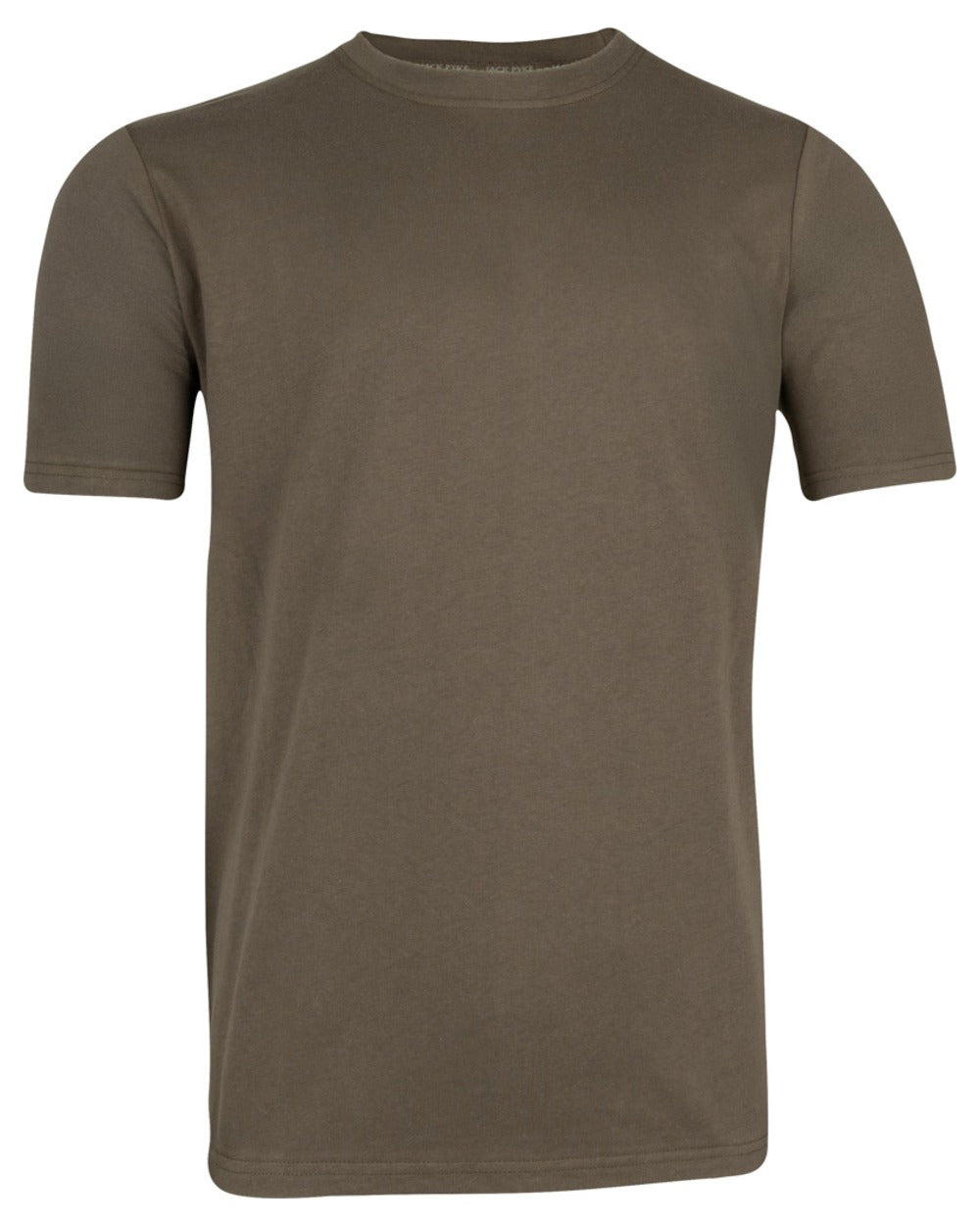 Green coloured Jack Pyke Mens Cotton T-Shirt on white background 