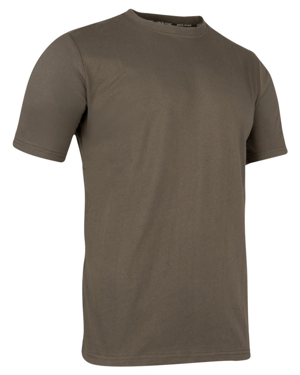 Green coloured Jack Pyke Mens Cotton T-Shirt on white background 