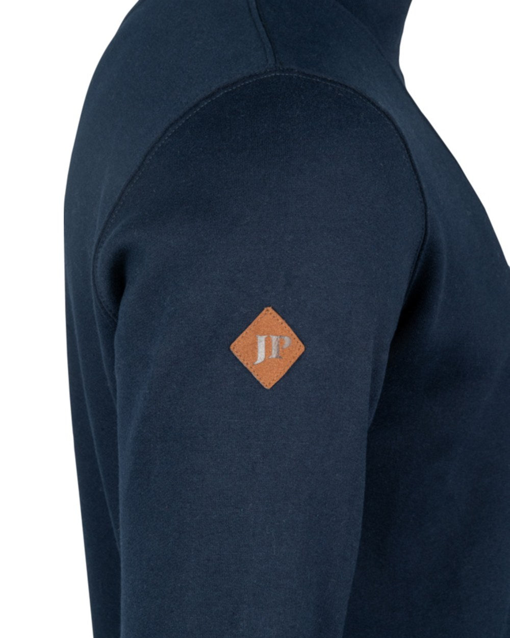 Navy coloured Jack Pyke Mens Half Zip Sweatshirt on white background 
