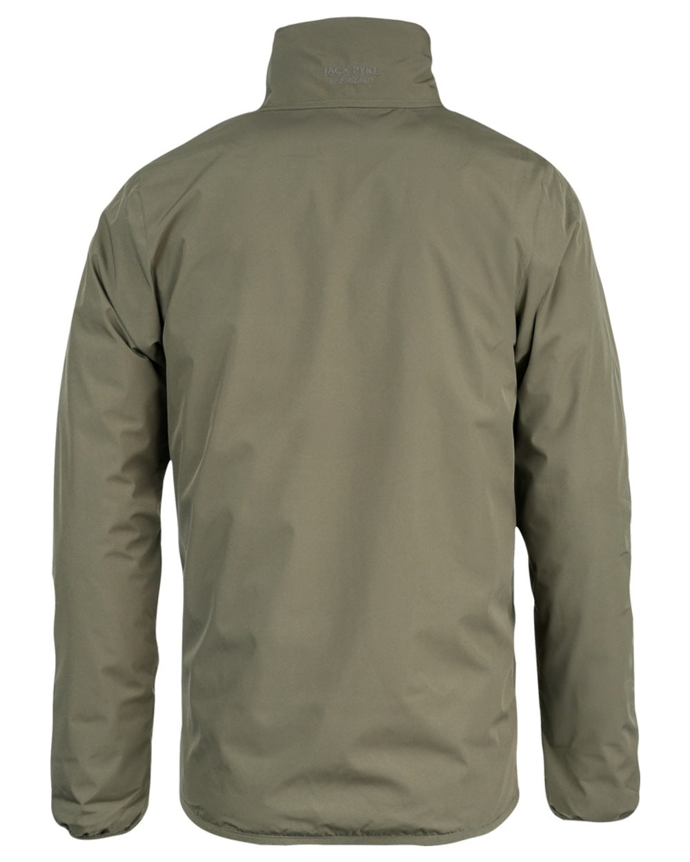 Green coloured Jack Pyke Mens Reversible Waterproof Jacket on white background 