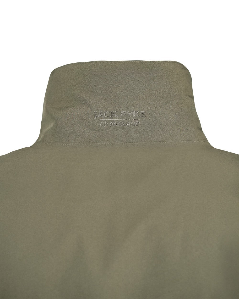 Green coloured Jack Pyke Mens Reversible Waterproof Jacket on white background 