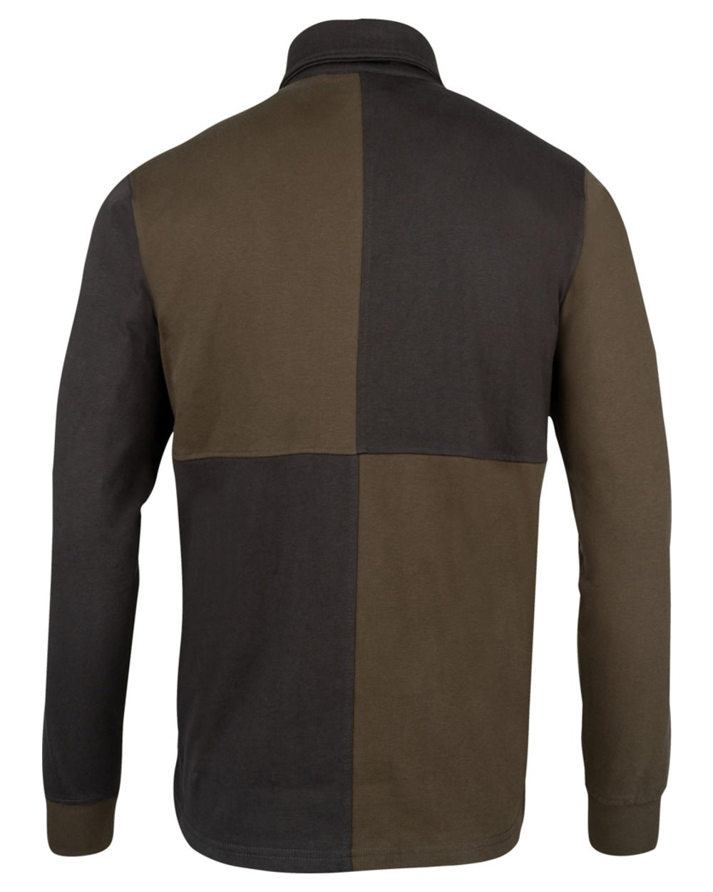 Green coloured Jack Pyke Mens Rugby Shirt on white background 