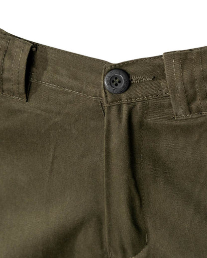 Green Coloured Jack Pyke Mens Technical Work Trousers on white background 