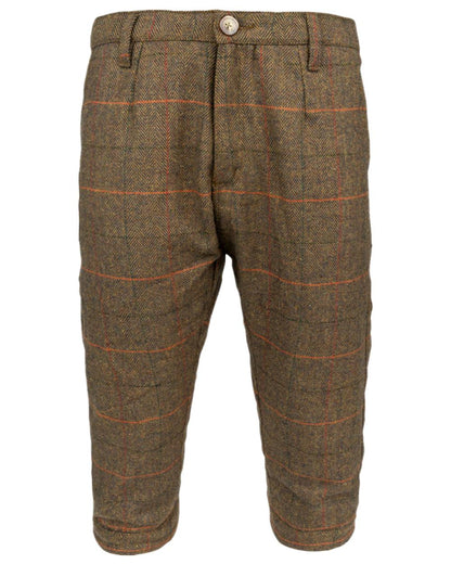 Brown Coloured Jack Pyke Mens Tweed Breeks on white background 