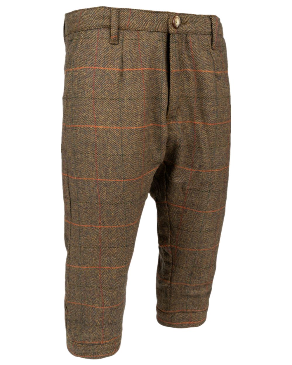 Brown Coloured Jack Pyke Mens Tweed Breeks on white background 