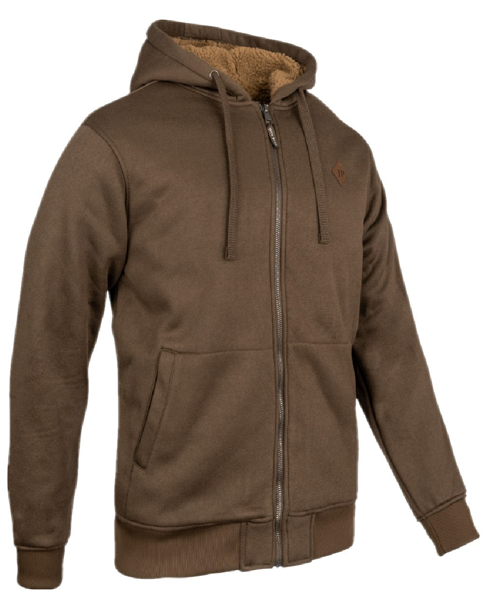 Coyote Coloured Jack Pyke Mens Yakka Hoodie on white background 