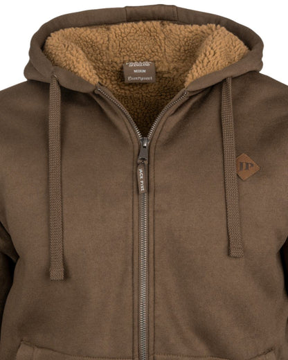 Coyote Coloured Jack Pyke Mens Yakka Hoodie on white background 