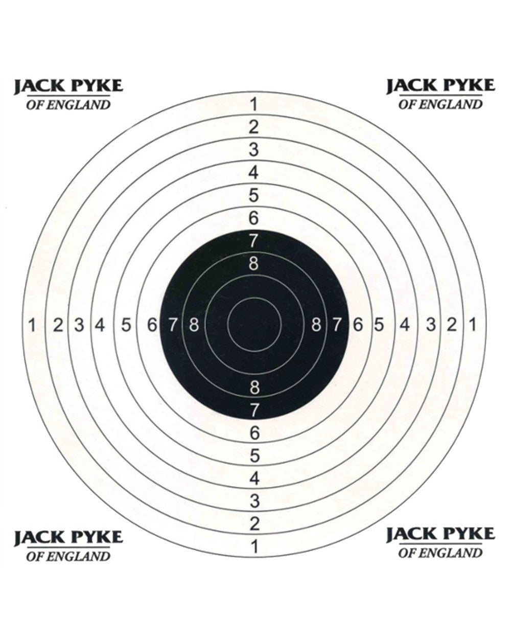 Jack Pyke Paper Targets on white background