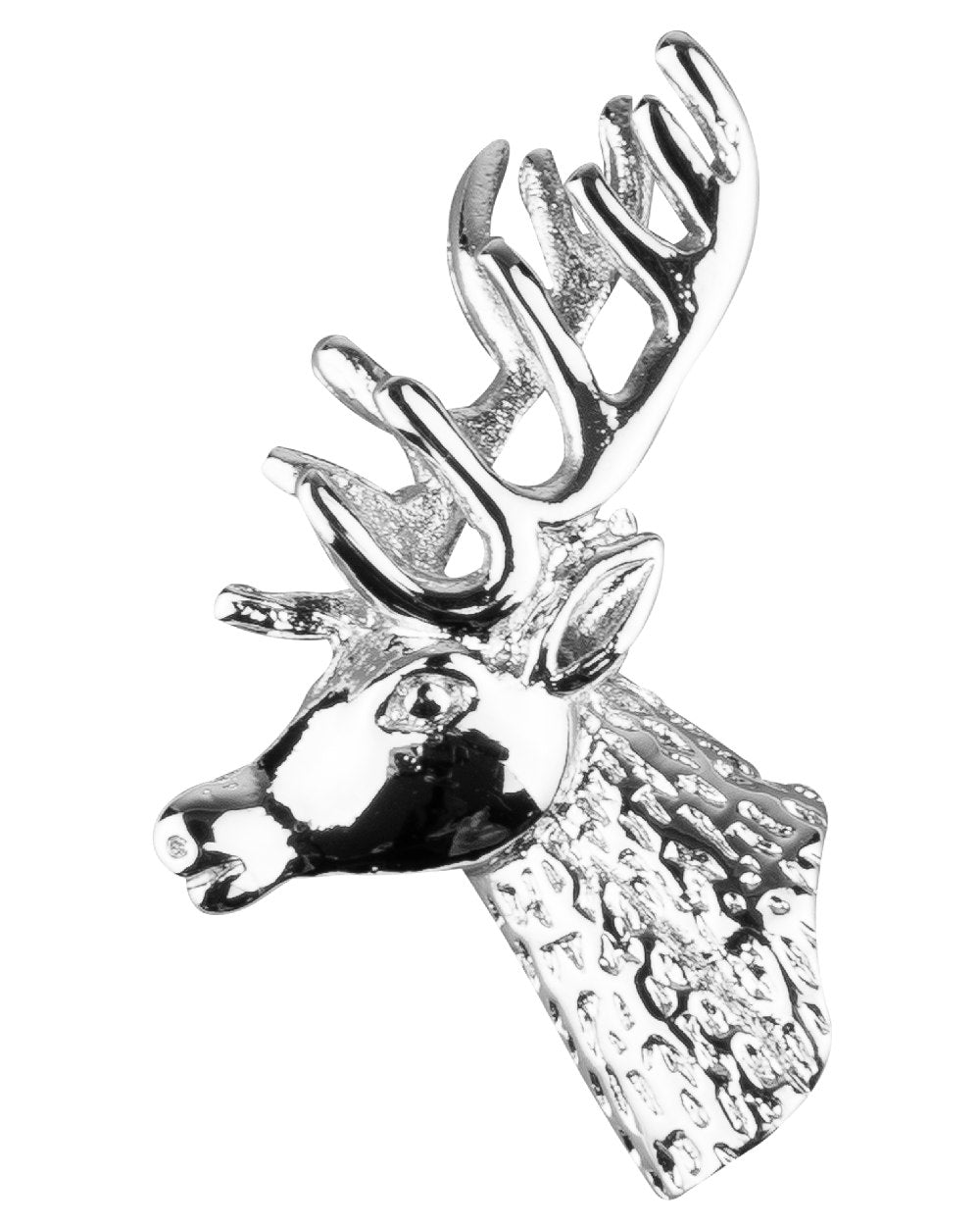 Stag styled Jack Pyke Pin Badge on white background 
