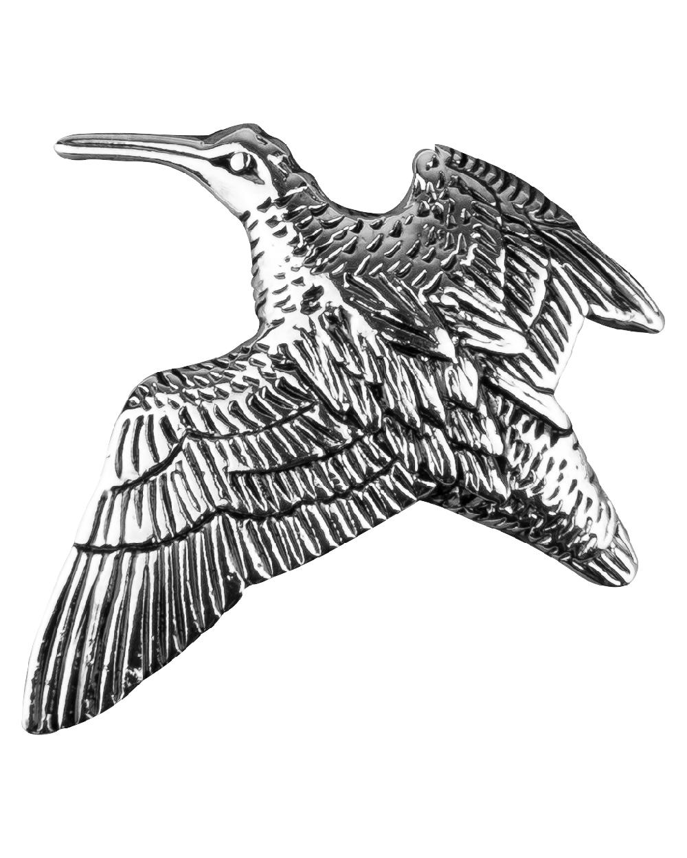 Woodcock styled Jack Pyke Pin Badge on white background 