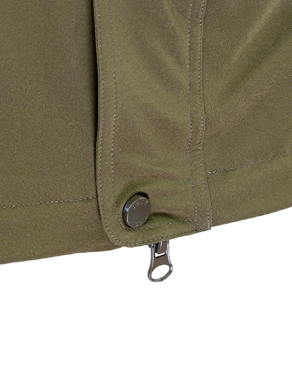 Green coloured Jack Pyke Pro-Lite Hunters Jacket on white background 